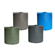 Lot de 4 cuves de stockage eau 5000 verticale