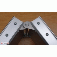 Paire de rampes pliantes E-stahl 30020-110F, 30020-160F, 30020-210F, 30020-260F, 30020-310F - aluminium anodisé, surface antidérapante, jusqu'à 350 kg_1