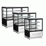 Vitrine réfrigérée 2 niveaux 150cm - inox / verre - 2.26 m² - LPD1500F/BLACK - neuf_1