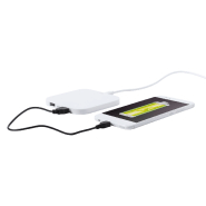 Chargeur sans fil en plastique - 2 ports - Sortie max. 2100 mA - Couleur blanc_1