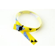 Bracelet satin avec clip sécurité - impression HD sublimation quadri - référence : bracelet satin sécurité_1
