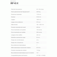 Broyeurs IRP 45 X - Indeco ind. Spa - Vérin hydraulique et géométrie exclusive_1