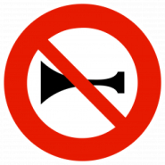 Panneau d'interdiction B16 - Signaux sonores interdits - WP Signalisation - gamme Innov_1