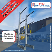 Cantilever neuf simple face - Pour le stockage de véhicules - Configurable sur-mesure_1