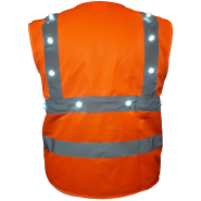 LEDWARNING Gilet Pro de Sécurité Fluo à 24 LEDs Deluxe_1