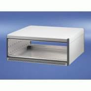 SCHROFF RatiopacPRO AIR Coffret de bureau, blindage rétractable, garniture avant, 3/4 U, 84 CV, 435 mm_1