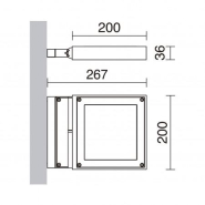 Spot Tina IP65 LED SMD 26W 4000K anthracite - aluminium durable - 50 000 heures_1