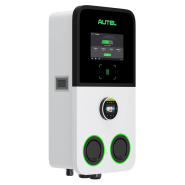Borne de recharge double 22kW AUTEL MaxiCharger AC ULTRA - 4G - écran tactile - rapide et sécurisée_1