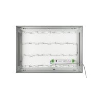 Cadre lumineux en aluminium - 5 cm d'épaisseur avec LED intégrées et visuel interchangeable_1
