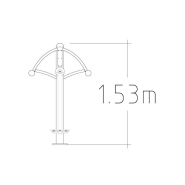 Équipement de fitness extérieur - Gym Air Skier - 8054657 - Hags - Tonification et entraînement à faible impact_1