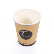 Gobelet en carton boisson chaude et froide imprimé 25cl Ø8x9,10cm - par 50 - étanche avec lamination PE_1