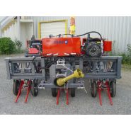 RL3 Récolteuse lieuse trois rangs - Erme - 4 à 6 km/h - 3 ha/8h - Attelage 3 points et guidage hydraulique_1