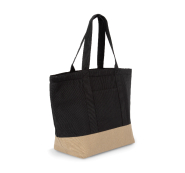 Sac shopping isotherme recyclé - Kimood - Réf: KI0378 - 75% coton recyclé avec poche personnalisable_1