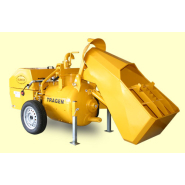 Transporteur de chapes Tragen B250 - Branchée à un compresseur de 4000L - Mélange et transport de matériaux modernes_1