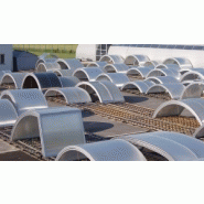 Abri piscine haut Constellation / téléscopique / motorisé / en polycarbonate alvéolaire et aluminium_1