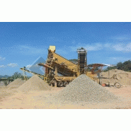 Concasseur mobile à réglage hydraulique pour granulation personnalisée