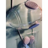 Masque de protection transparent en silicone - visage découvert avec double valve respiratoire_1