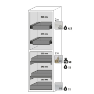 Armoire de sécurité S-CLASSIC-90 modèle S90.196.060.MH.WDASR - Réf 33823-001-34424 - Stockage de substances inflammables Type 90_1