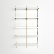 Élément suivant Cremagold 5 tablettes blanc L60xH240cm_1