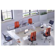 Play&Work - Bureau open space 2 personnes - Design contemporain avec finitions personnalisables et options modulables_1