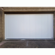 Porte de garage sectionnelle - plafond ou latérale - sur-mesure avec serrure et décor au choix_1