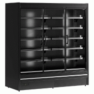 Vitrine réfrigérée 3 portes - 1110L - Noir | Tefcold - MDCA1875HB-2_1