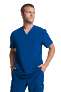 Haut col V homme - Dickies Medical - Réf: DKE645 - 95% polyester, 5% élasthanne - 174 g/m²_1