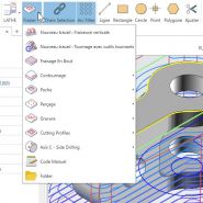 Simplexcam - logiciels de fao - cadtec - interface utilisateur en français (22 langues disponibles au total) - un système fao innovant avec des fonctions cao pour le fraisage, le tournage, le perçage, la découpe et la gravure_1