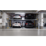 Système de parking mécanique WÖHR avec nouvelles largeurs de plate-forme jusqu'à 300 cm - Parklift 450_1