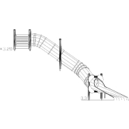 Toboggan-tube 8.8m/courbe réf-8066783 - hags_1