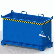 Benne à fond ouvrant 500l 750l 1000l_1