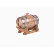 F01gc petit fût chêne 1l - tonneaux en bois - allary - diamètre bouge : 13 cm_1
