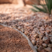 Gravier de marbre rose 15/20 - Granulat décoratif haut de gamme, fabriqué en France_1