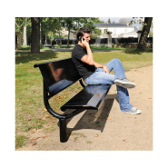 Banc public acier Oslo - design intemporel - 2 longueurs disponibles - réf : 209120.Gpro_1