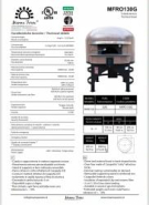 Four à pizza au gaz rotatif MFRO130DG - 10-11 pizzas - Manna Forni_1