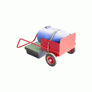 Diable transvaseur de fût 60 à 120 L - Roues increvables_1