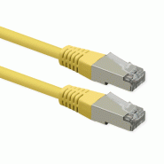 ROLINE Cordon Cat.6 (Classe E), PoE, S/FTP (PiMF) , jaune, 7 m_1