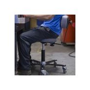 SF-150 - Tabouret ergonomique Synetik Ergodesign - Cylindre 140 mm - Dossier et siège ajustables_1