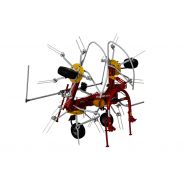 Alpinhit Faneuses Alpin - Pottinger France - largeur de travail de 4,45 m à 6 m - construction légère et adaptation au sol_1