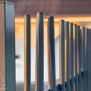 Clôture en acier avec barreaux Ø 25 mm pour sécurisation des espaces verts