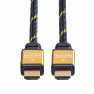 Roline gold câble hdmi high speed avec ethernet, m-m, 1,5 m_1