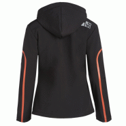 Veste noire de travail femme - multipoches - softshell triple couches - taille S_1