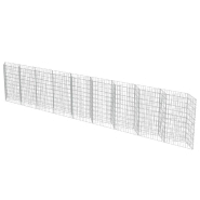 Vidaxl mur de gabion acier galvanisé 630 x 30 x 100 cm 143573_1