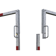 Portique limiteur de hauteur pivotant en acier - Hauteur hors sol 2200 mm - Réf : 202306_1