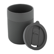Mug de voyage - céramique avec silicone et couvercle en plastique PP - 300 ml_1