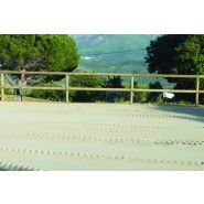 Clôture de carrière - Horse Stop - Lice Classic 2 lices, 1m20 - Réf. Ch12180-2 - Pin sylvestre traité autoclave classe IV_1