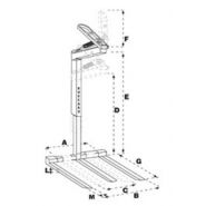 Lève-palette MBRA-ZN - Boscaro France - acier galvanisé, fourches réglables, capacité 1000 à 3000 kg_1