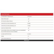 Powxq5315 - Scie circulaire 1800W - Varo - Ø210 mm - Coupe maximale 55 mm à 45°_1