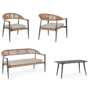 Salon Jandia anthracite SA26/naturel avec  accoudoirs_1