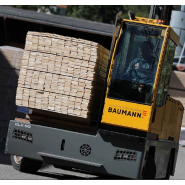 Chariot latéral électrique Baumann série ELX - capacité 4000 kg - hauteur de levage jusqu'à 8380 mm - batterie 525/625 Ah_1